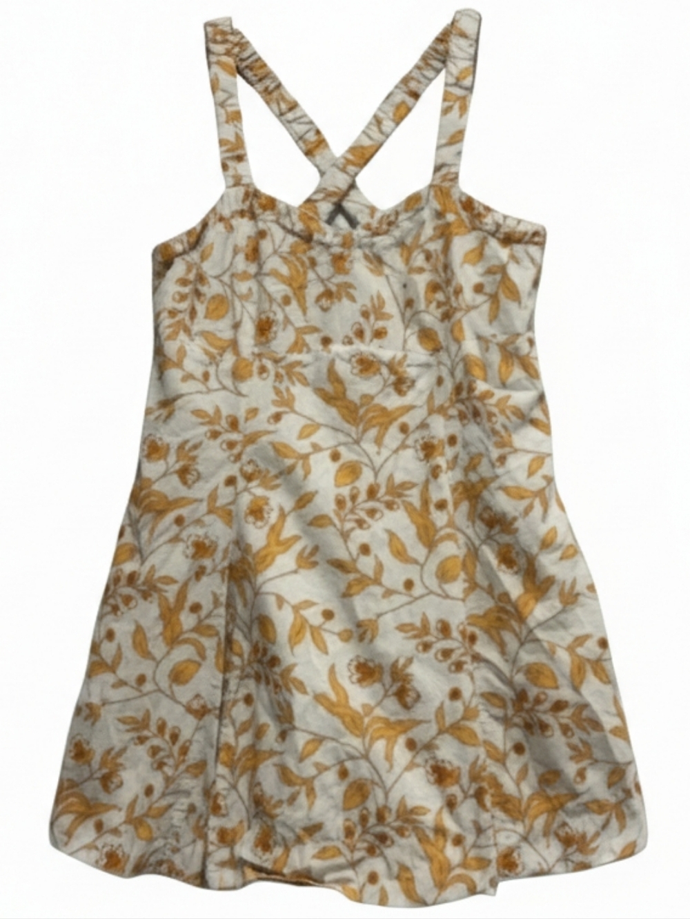 Anthropologie Maeve Floral Sweetheart Mini Dress Large